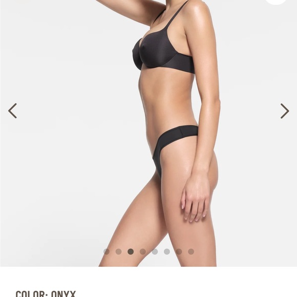 SOLD OUT Skims Push Up Nipple Bra 34DD Onyx NWT - Picture 3 of 5